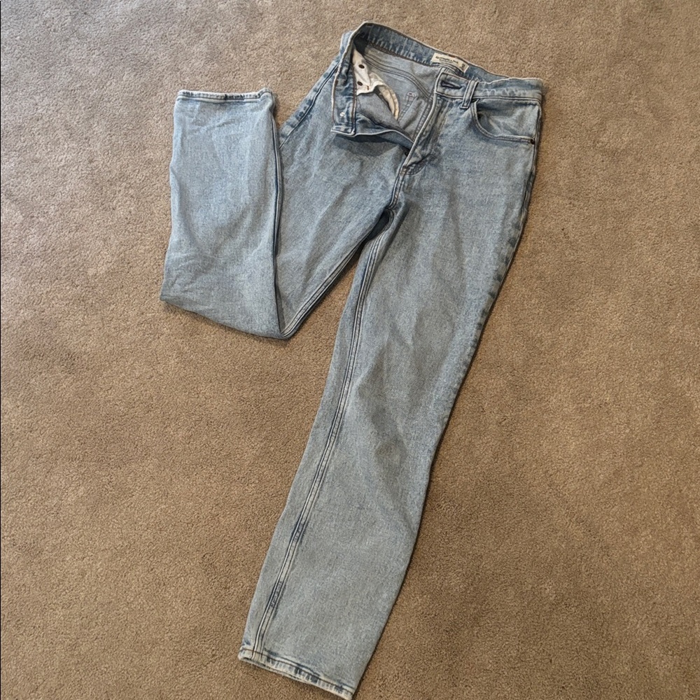 Abercrombie & Fitch Light Wash Denim Jeans